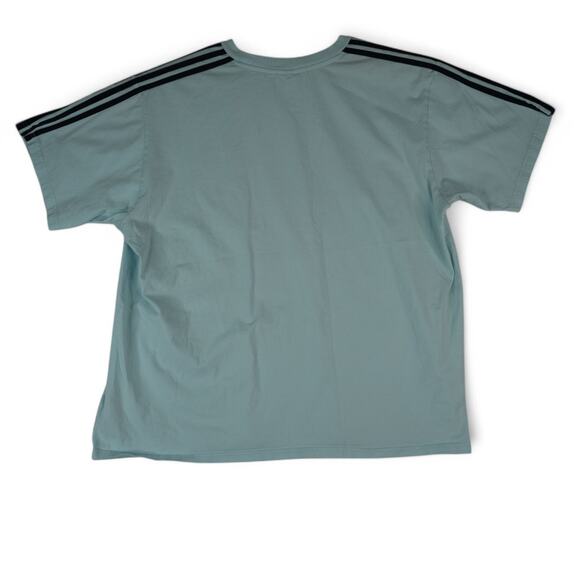 Adidas Original Athletic Club 3-Stripe Graphic T-Shirt Mens XXL Trefoil - Picture 2 of 13